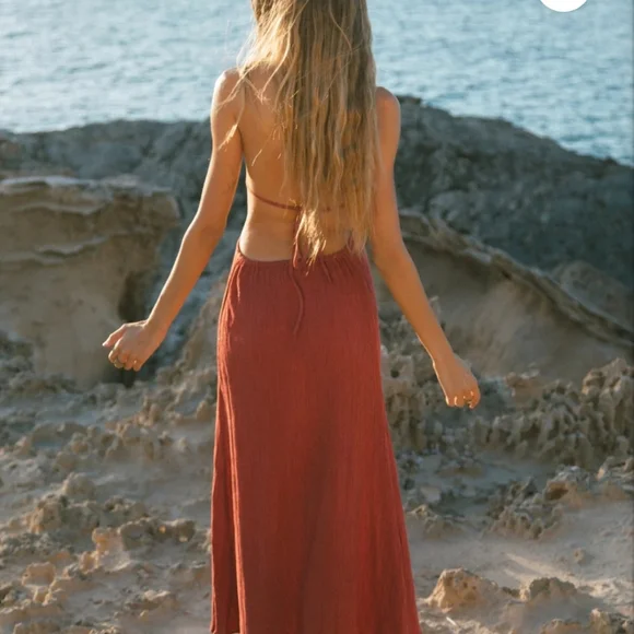 Studio Tia Crinkled Cotton Dress - Picture 4 of 5